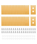 GIBACAD 36 Pcs Titanium Coated Robotic Lawnmower Replacement Blades Fits for All Mammotion Luba AWD Luba 2 AWD Luba Mini AWD Yuka & Yuka Miniseries,with Plastic Washers