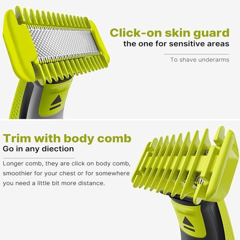 Norelco Guide Comb Set - 17 Pack of Trimmer Guards with Multiple Sizes (0.5 to 9 MM)