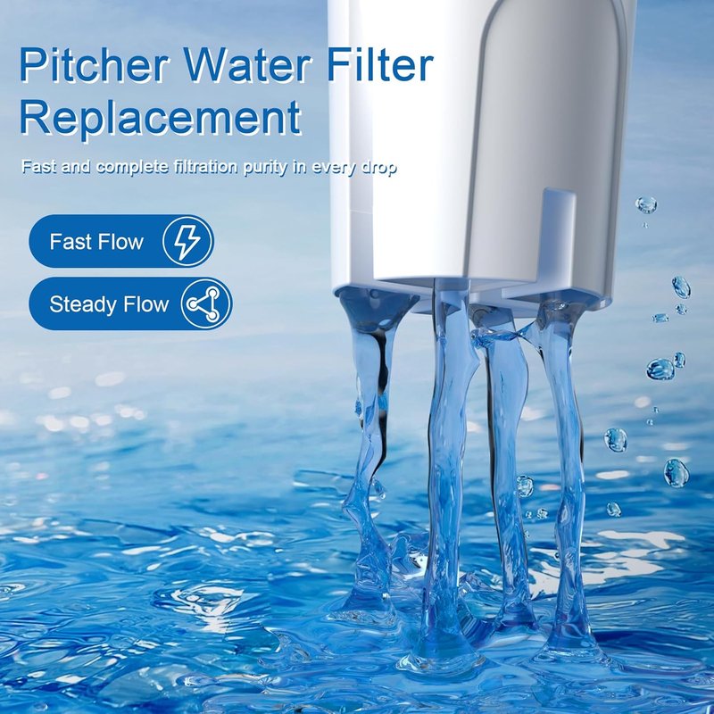 Brita Water Filter Replacement | Reduces Chlorine & Bad Taste | Lasts 2 Months | 3-Pack