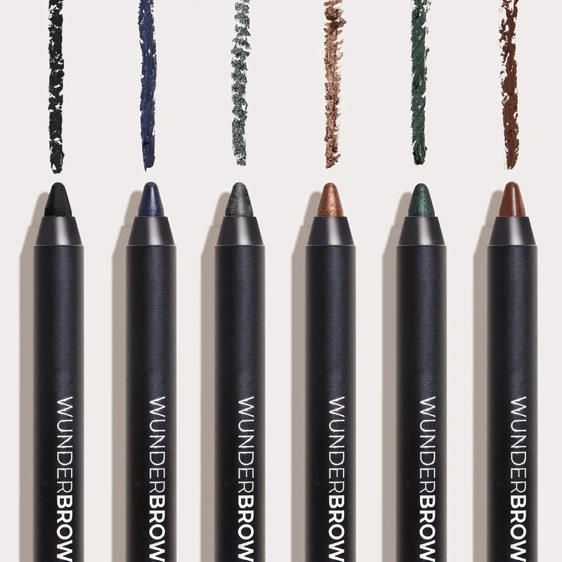 Wunderbrow Super Stay Eyeliner Pencil - Waterproof & Smudge-Proof | Emerald Lustre Shade