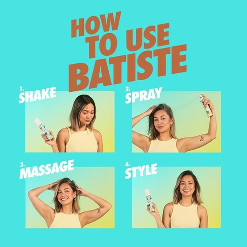 Batiste Dark Dry Shampoo - Waterless Formula for Instant Freshness | 3.81oz, Set of 3