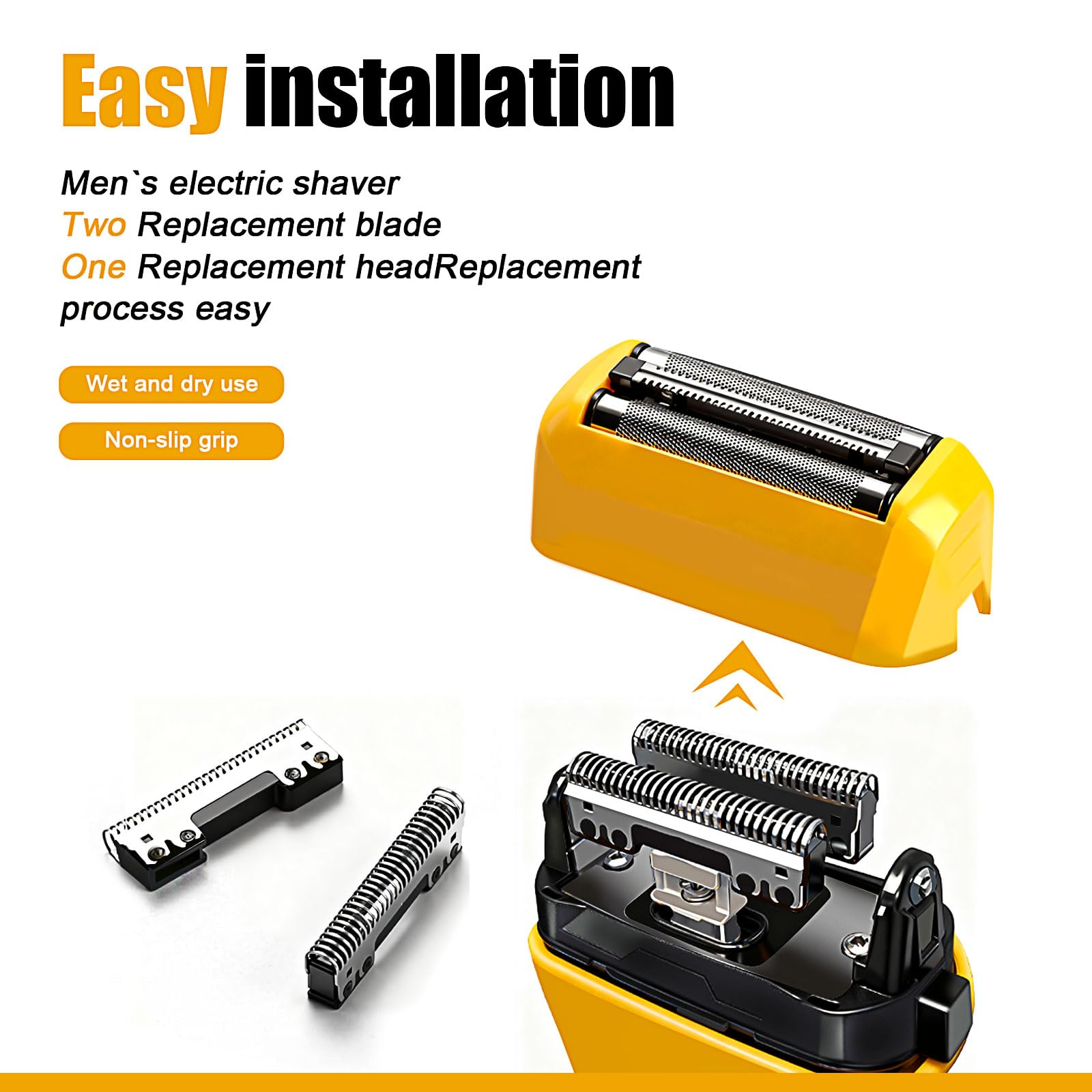 Head Shaver For Wahl Shaver Replacement Foils Heads