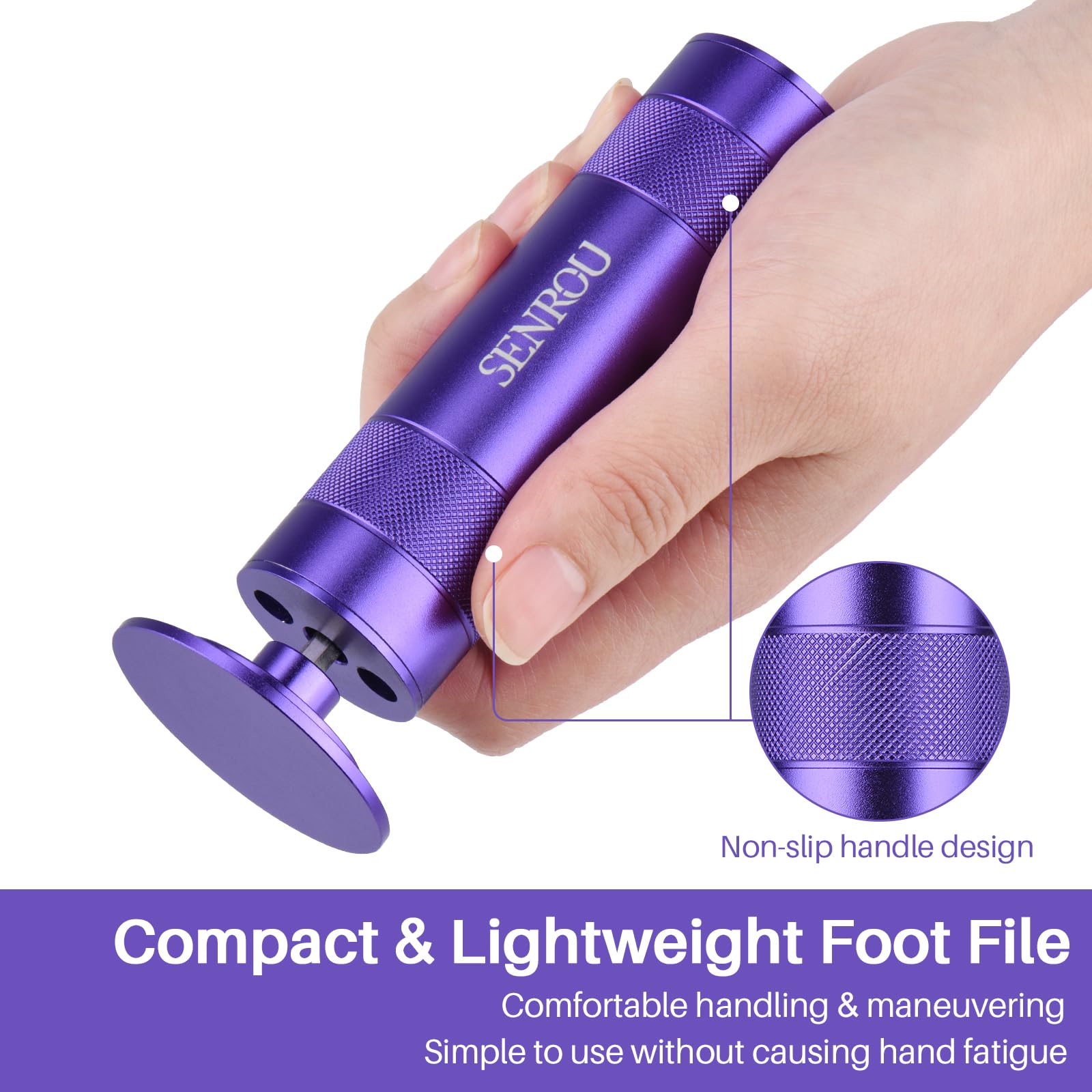 Electric Foot Callus Remover, 2-in-1 Electric Foot Filer/Nail Filer, Callus Remover for Feet with 60Pcs+12Pcs Sandpaper Discs，Holiday Gift Foot Repair Tool, Champagne Gold