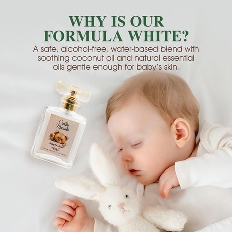 Nova Scents Baby Cologne - Alcohol-Free, Hypoallergenic Floral Perfume for Toddlers | 1.7oz, 50ml - Cuddly Moments