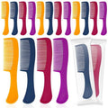 Combs Bulk Individually Wrapped Pocket Travel Hair Combs for Women, Men and Kids, Bulk Comb for Homeless Hotel Shelter Home Charity(purple, raspberry, yellow, blue, Pack of 100)