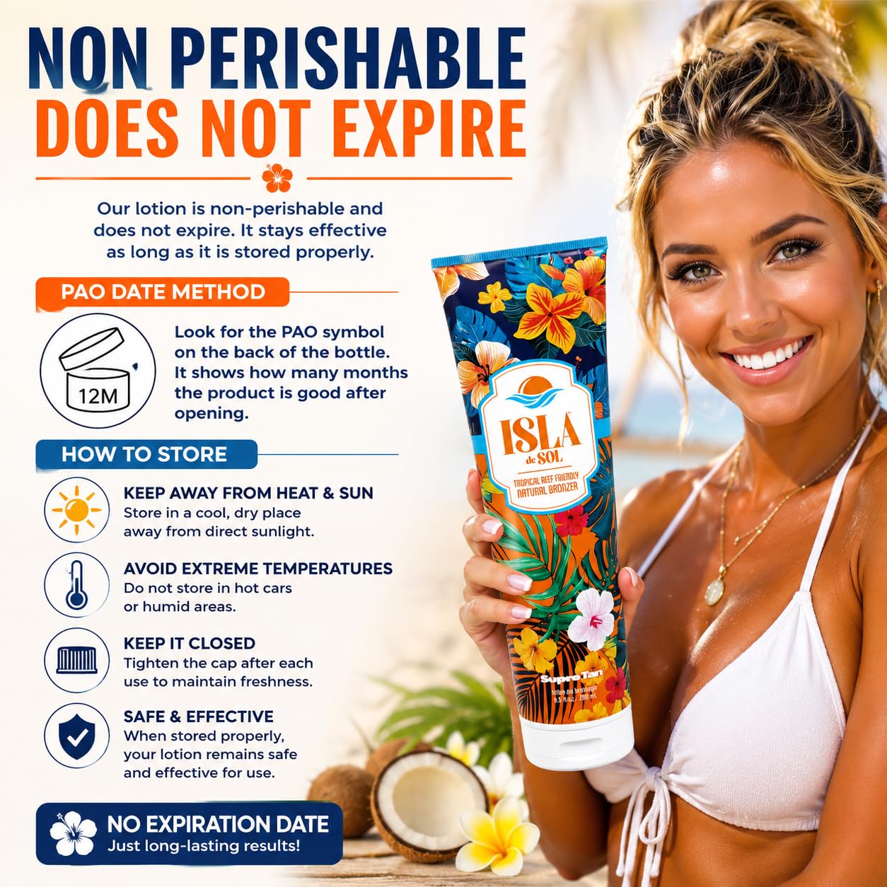 Isla de Sol Tropical Reef Natural Bronzer w/Tyrosine 9.5oz