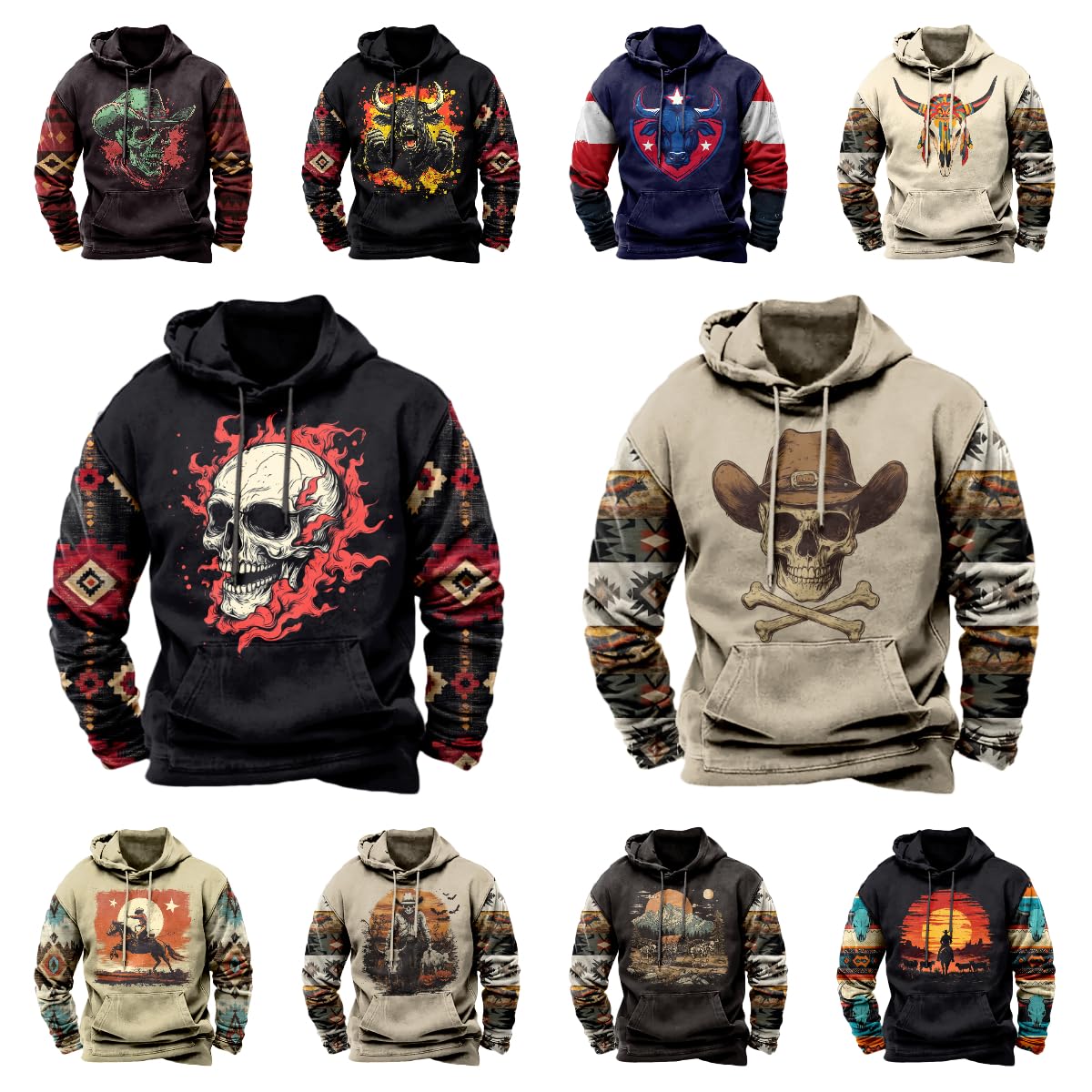 Men's Sweatshirts American Flag Patriotic Hoodie Pullover Sweatshirts Sweater Black Up Crewneck Fleece Men'S Tall Hombre Para Sweaters Big Graphic Crew Neck Cotton Oversized Lightweight Shirts,3XL