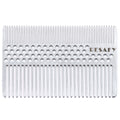 Resafy Stainless Steel Fine-tooth Anti-static Pocket & Travel Men Wallet Comb, Dandruff & Beard Credit Cart Size Comb EDC for Thinner Hair Beard & Mustache