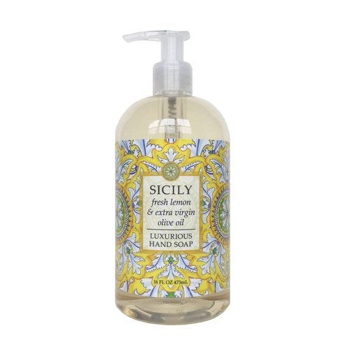 Greenwich Bay Trading Co Scented Liquid Hand Soap from the Destination Collection in Beautiful Packaging - 16 Ounce Bottle (Sicily)