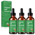 Hair Growth Oil with Rosemary Castor Oil Vegan Strengthening Formula for Thinning Hair Regrowth Treatment in Natural Vegan Hair Serum to Nourish Scalp Stimulate Follicles 3PCS for Man and Women