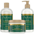 SheaMoisture Shampoo & Conditioner Set + Leave-in Conditioner, Amla Oil, Bond Repair Hair Treatment for Dry, Damaged Hair, Anti-Frizz Products for Curly Hair
