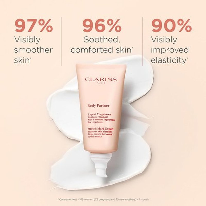 Clarins Tonic Body Treatment Oil & Extra-Firming Body Cream Bundle | Stretch Mark Oil & Cream for Pregnancy