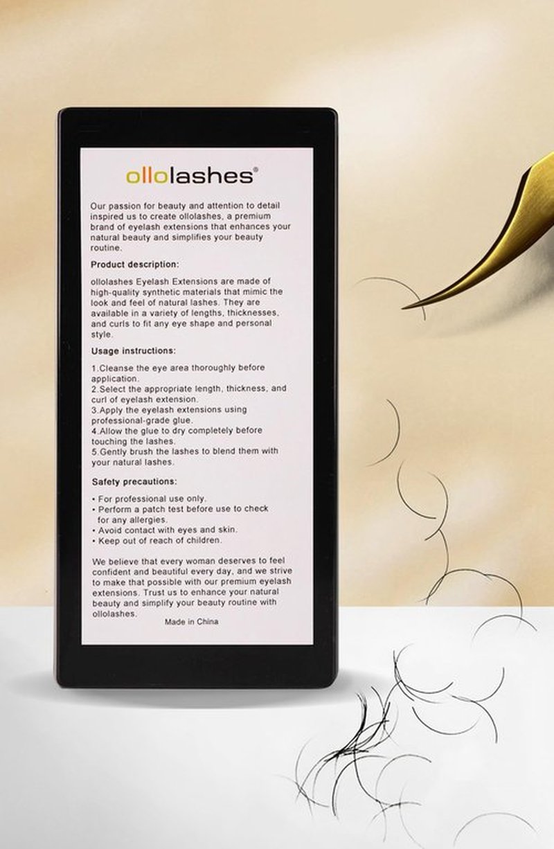 OLLOLASHES Bottom Lash Extension J Curl 0.07mm Mix4-7mm 4mm 5mm 6mm 7mm Black Color Bottom Lash Extensions, Professional Supplies for Lash Techs (Bottom-J-0.07, 4-7mm)