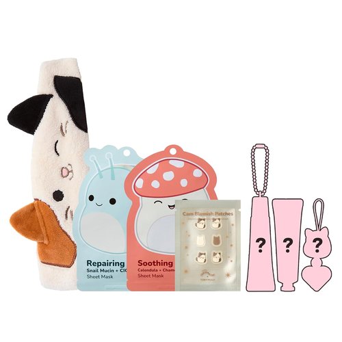 TONYMOLY x Squishmallows Advent Calendar 2025 - 7-Day Skincare Set with Hand Cream, Lip Gloss & Masks