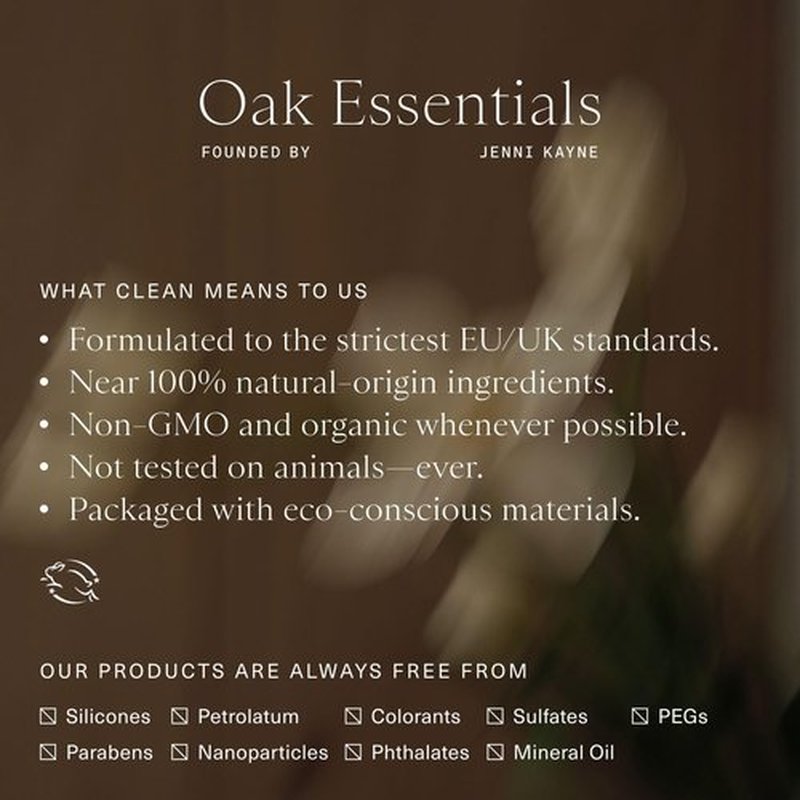 Oak Essentials Travel Body Routine | TSA-Friendly Mini Body Care Set with Wash, Scrub, Lotion, Oil, & Balm + Linen Travel Bag