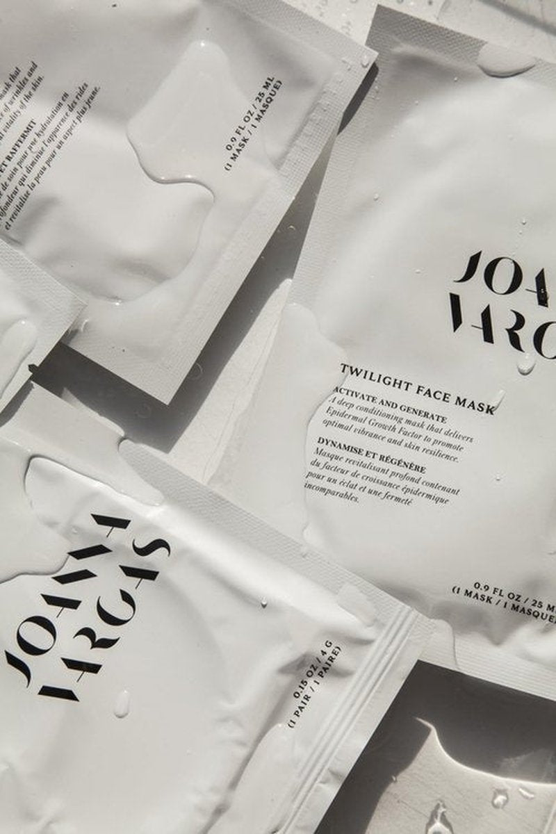 Joanna Vargas Twilight Face Mask - Hydrating Face Masks with Epidermal Growth Factor & Niacinamide - Soothing Facial Masks for Women - Repairing Sheet Mask for Enhanced Skin Barrier - Single Sheet