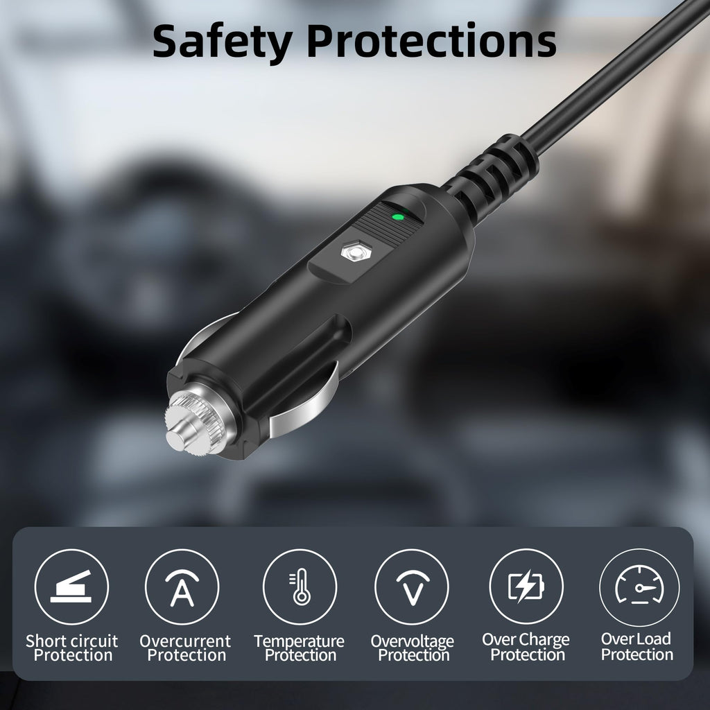 Charger Car Adapter for NOCO Jump Starter, 56W 14V Car Adapter Compatible with NOCO GB70 GB150 GB250+ GB251+ GB500 GB500+ Genius Boost Ultra Safe Lithium XGC4 XGC Jump Starter