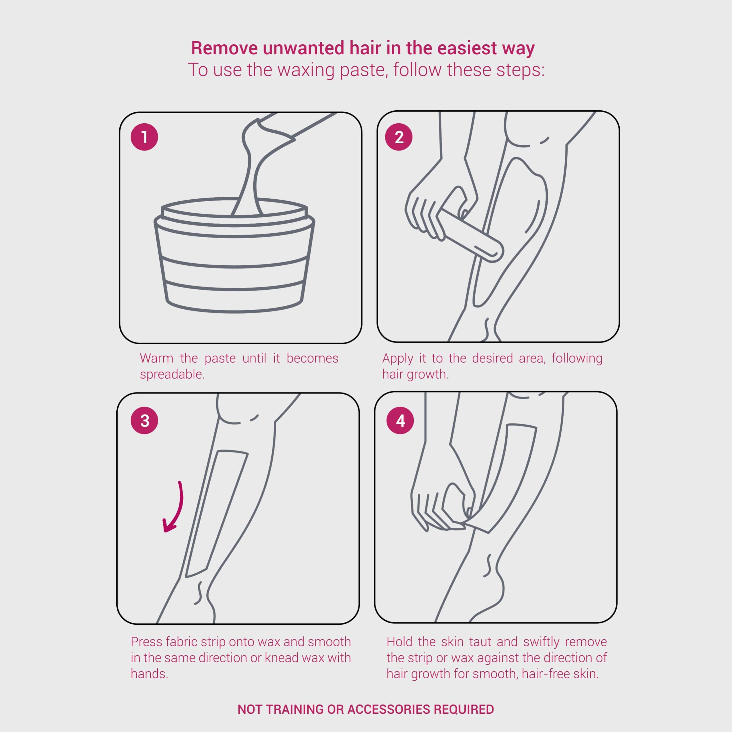 DEPIL BELLA Brazilian Sugar Wax, Hair Removal Wax for Personal & Professional Use, Organic, Natural, Vegan, Washable, All Skin Types - 2.87lbs