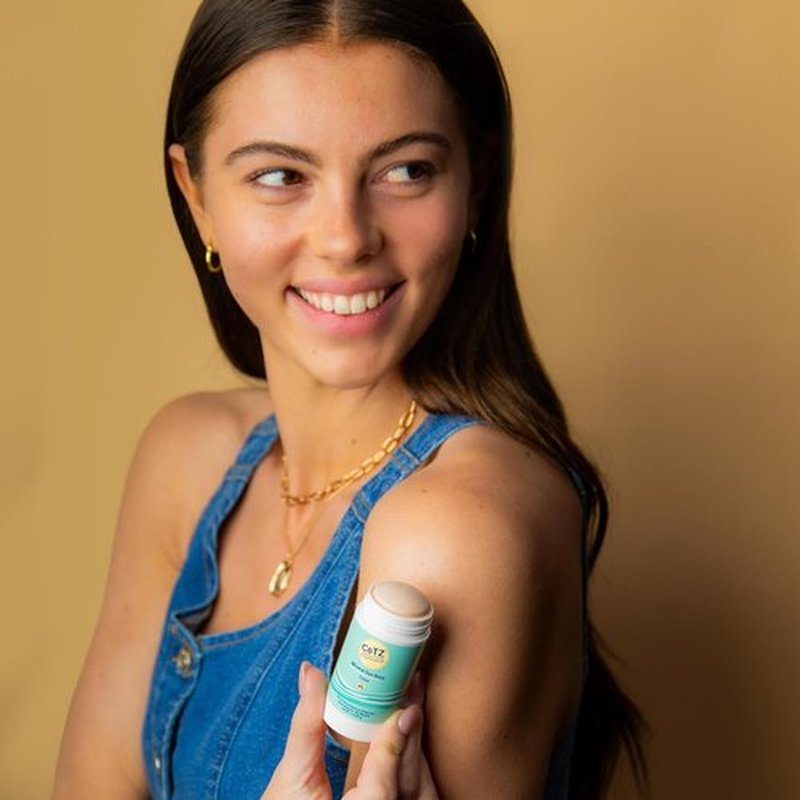 CoTZ Mineral Sunscreen Stick SPF 45 - Water Resistant Zinc Oxide Formula | Sheer Finish | 1 oz / 30 g
