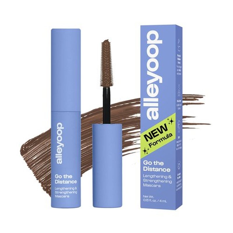Alleyoop Tubing Mascara - Long-Lasting, Smudge-Proof Formula with Biotin & Peptides | Vegan, 4 mL Mini Size