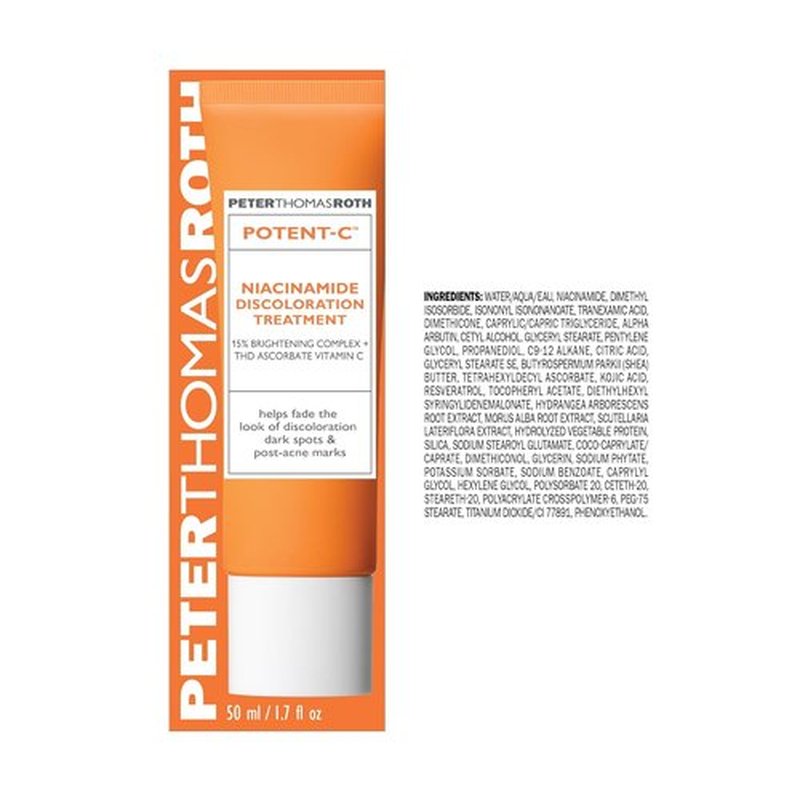 Peter Thomas Roth | Potent-C Niacinamide Discoloration Treatment - Brightens Dark Spots & Post-Acne Marks