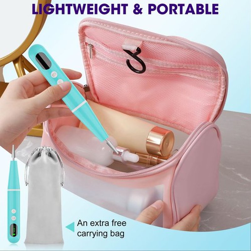 Cordless Nail Drill, Super Lightweight Electric Nail File, Low Noise Electric Nail Drill with 9 Speed & LCD Display, Toenail Grinder for Thick Nail Toenail Cuticle Human Women Baby Pets