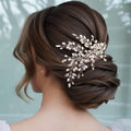Mpoikba Bride Headpiece, Bridal Hair accessories, Elegant Wedding Hair Pieces for Brides(Silver)