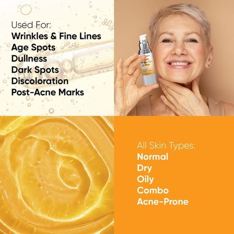 Super Vitamin C Serum for Women Over 70:Glow-Activating Maker Advanced Anti-Aging Formula, Wrinkle Cream for Face, Anti Aging Cream, Hydrates, Softens, Lifts and Firms Super Vitamin C Serum