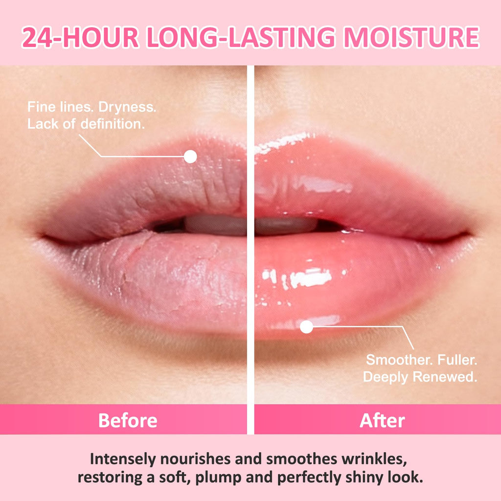 VISRIE 12 PCS Bee Lip Balm Honey Pot, Overnight Sleeping Lip Mask with Applicator - Propolis & Fruit Extract Moisturizing Lip Care for Dry Cracked Lips, Cute Makeup Gift for Women & Girls