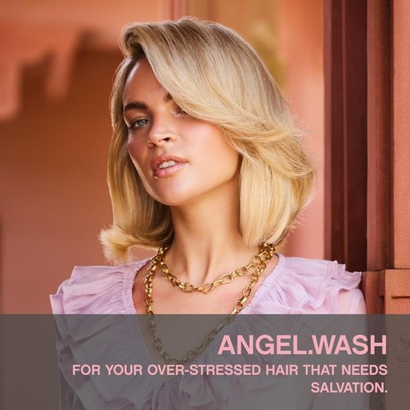 KEVIN.MURPHY ANGEL.WASH - Restorative Shampoo for Fine Coloured Hair - Sulphate & Paraben Free - 250 ml / 8.4 fl oz