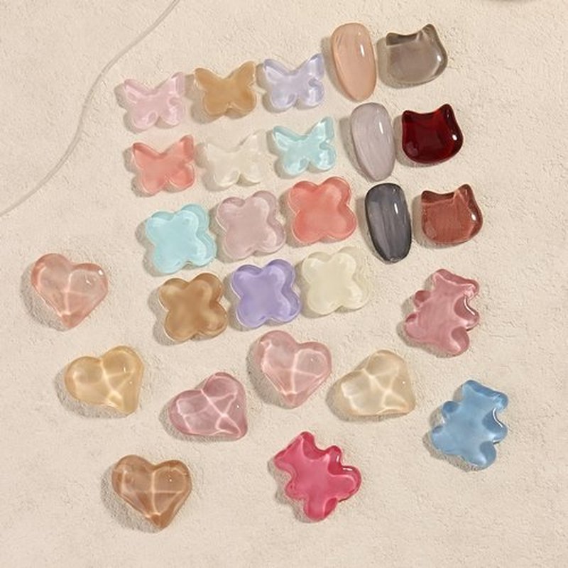 SUTOKAKA 240Pcs Solid Square Nail Polish Swatches Display Cards Uneven Texture Crystal Clear Glassy Nail Color Swatch Dots Chart Tips for Nail Salon Training Practicing Beginners Professionals