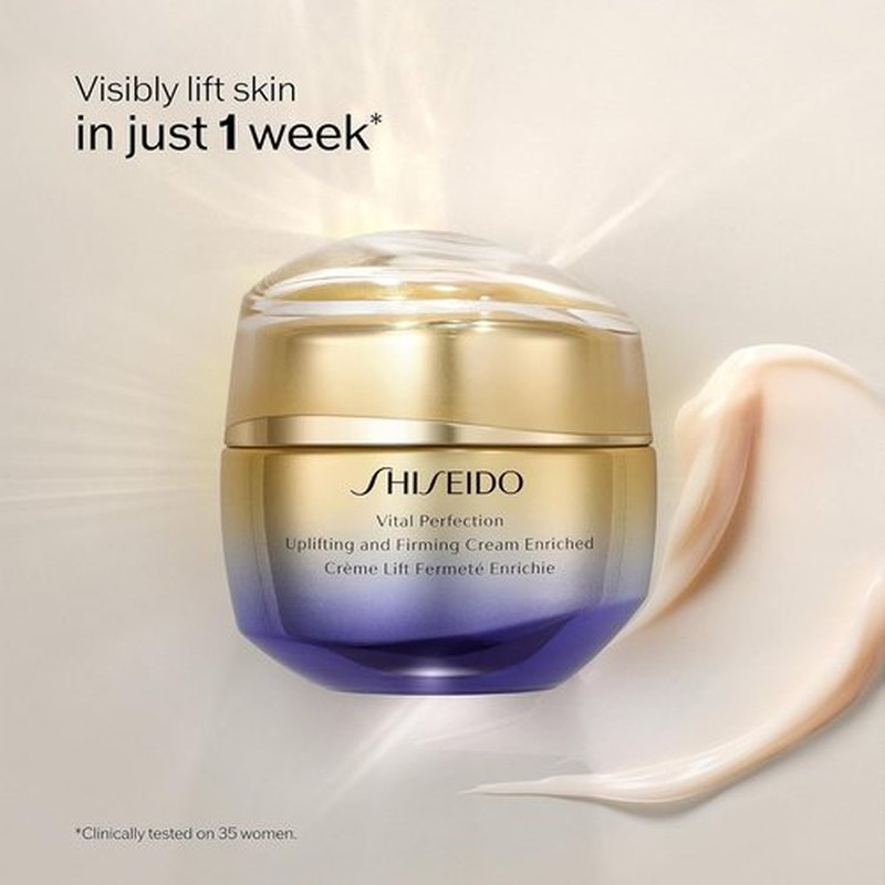 Shiseido Vital Perfection Firming Cream - Anti-Aging Moisturizer for Very Dry Skin - Lifts & Firms