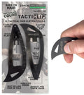 Tacticlip - XL Snap Hair Clip Multitool Barrettes for Thick Hair, Large 2 Pack, Jumbo Salon Women Accessories, Tactical Black Metal