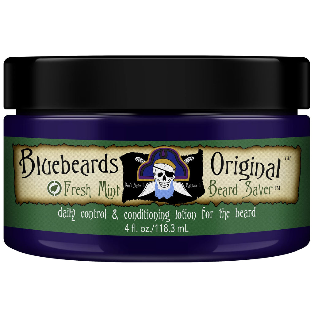 Bluebeards Original Unscented Beard Saver, 4 oz. - Leave-In Conditioner for Men, with Aloe & Shea Butter - Softens & Moisturizes Your Beard & Skin
