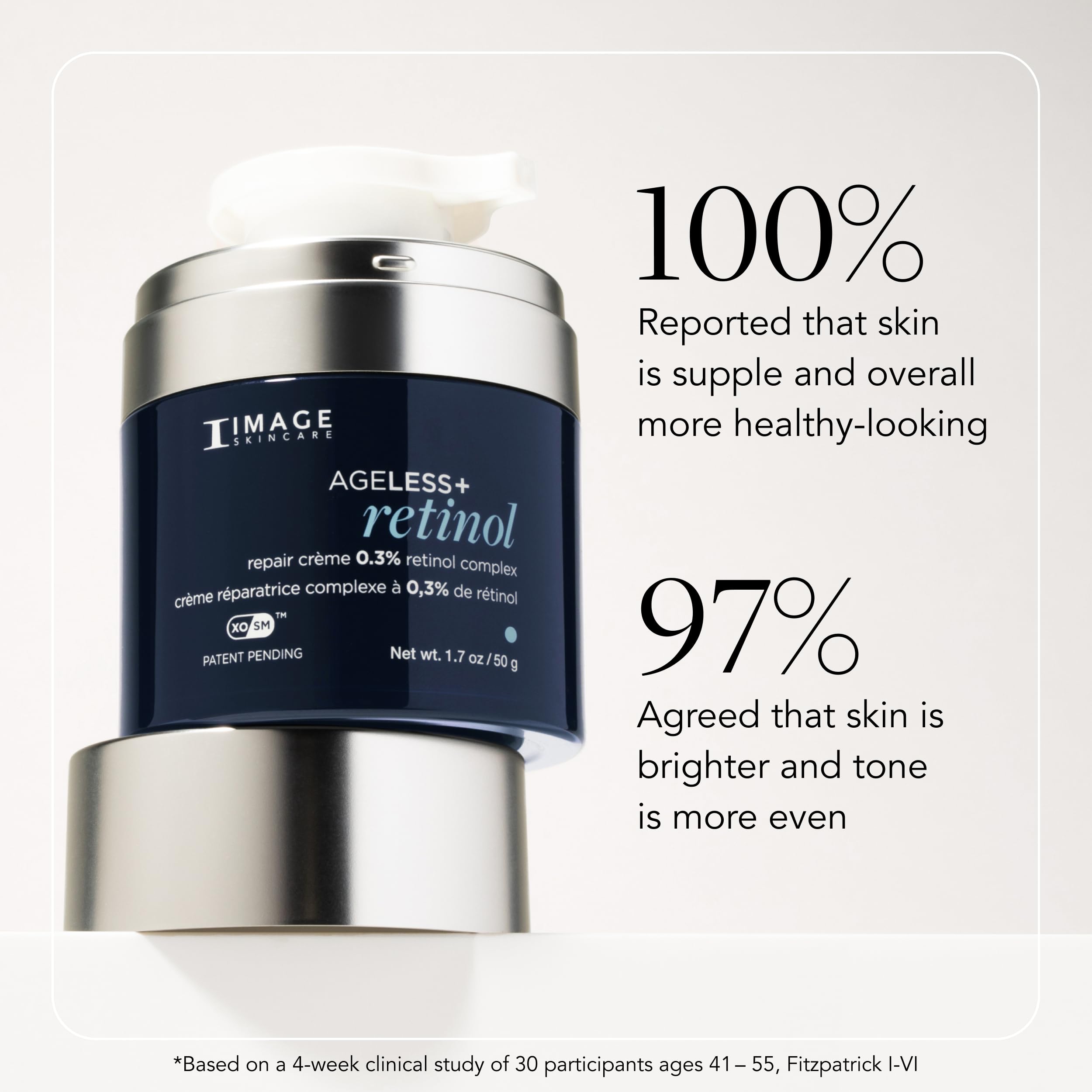 IMAGE Skincare, AGELESS+ retinol repair crème 0.3% retinol complex, 1.7 oz