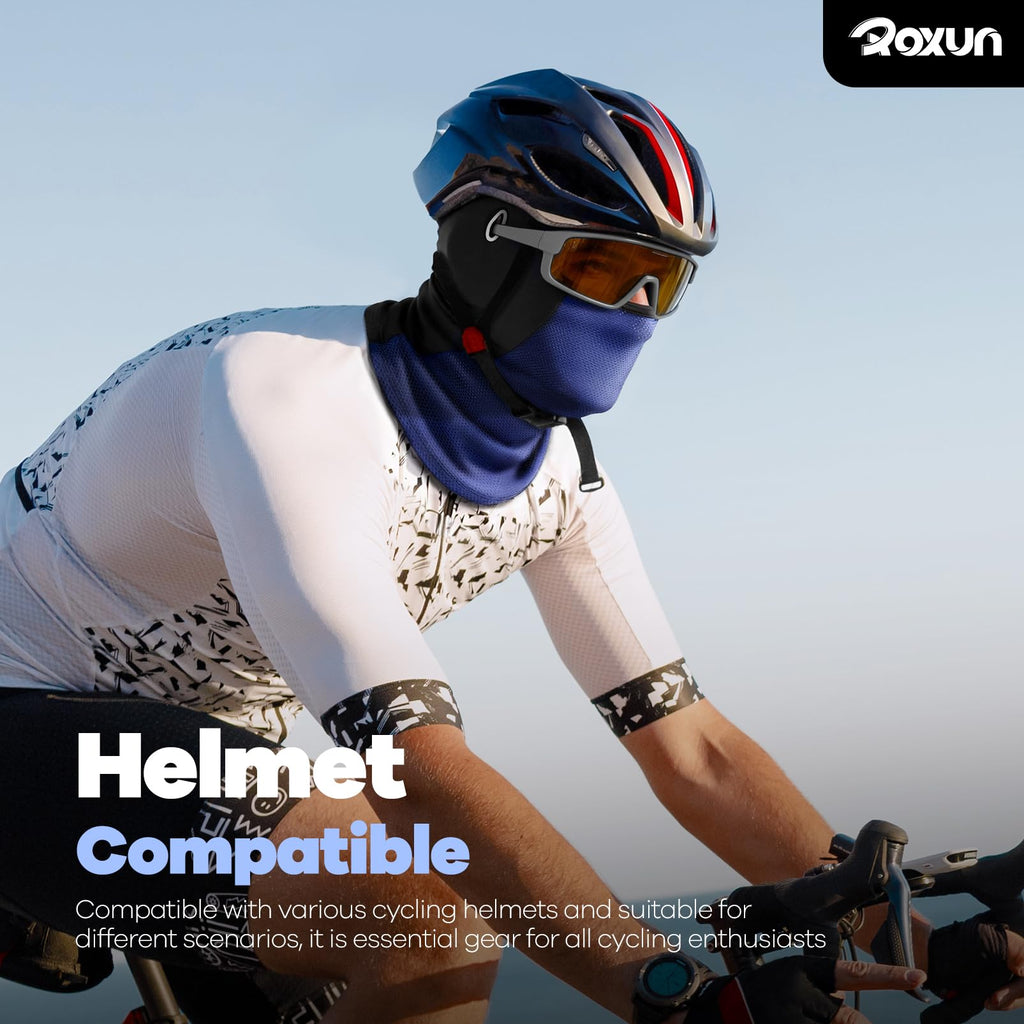 ROXUN Balaclava Moto Face Mask, Summer Cooling Ice Silk Mesh Sun Protection