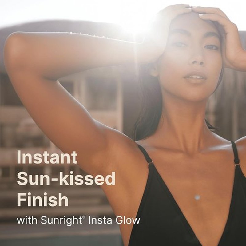 Nu Skin Sunright Insta Glow Self Tanner Gel - Natural Summer Tan for Face & Body | 4.2 oz | Enriched with Vitamin E & Avocado Oil