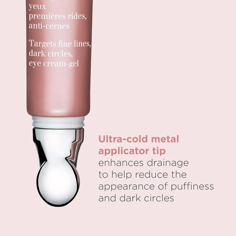 Clarins Total Eye Revive - Anti-Aging Cream-Gel Eye Treatment | Smooths Fine Lines & Dark Circles | 0.5 Oz