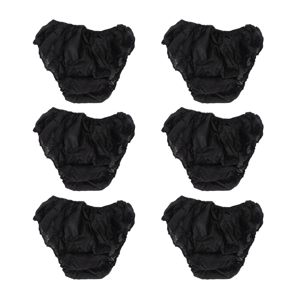 ZASCHMOY 50pcs Disposable Black Underwear, One Size Fits Most Portable Travel Underwear for Women And Men Outdoor Tourism Hotel