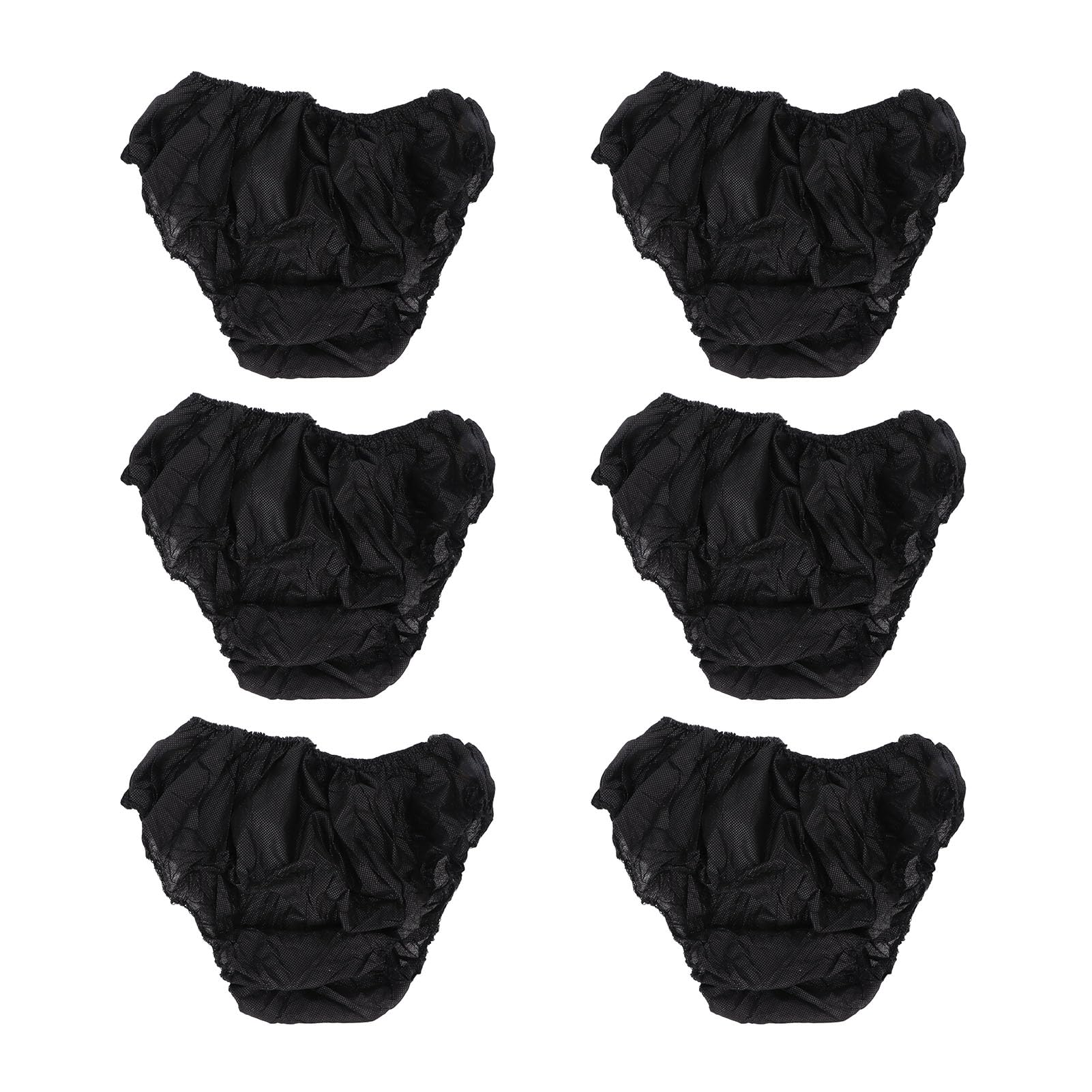 ZASCHMOY 50pcs Disposable Black Underwear, One Size Fits Most Portable Travel Underwear for Women And Men Outdoor Tourism Hotel