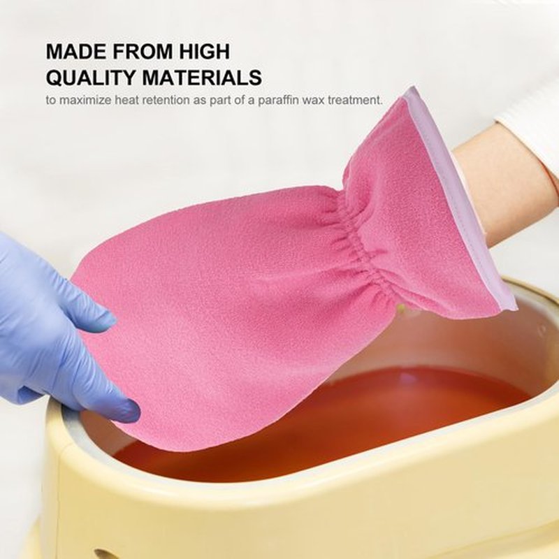 FOMIYES Paraffin Wax Gloves and Booties Set for Hand and Foot Care Heat Retention Covers for Moisturizing and Circulation Boosting Washable and Lightweight 12X6X0.4 Inches