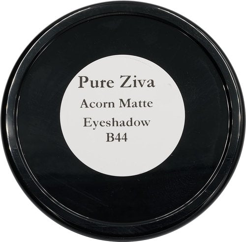 Pure Ziva Vegan Eyeshadow - Acorn Matte Mauve Brown | Talc-Free, Paraben-Free, Cruelty-Free