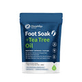 Olenphogy 16oz Tea Tree Oil Foot Soak with Epsom Salt - For Stinky Feet, Softens Calluses, Cracked Heel Care, Toenail Repair - Epsom Salts for Soaking, Pedicure Foot Spa for Women, Men