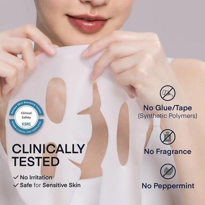 TEREZ & HONOR Korean Real Deep Bio Collagen Face Mask - 4ea x 33g Hydrogel Overnight Masks for Deep Hydration, Glowing, Pore Minimizing, Elasticity, Fragrance-Free, 100 Da Ultra-Low Molecular Collagen