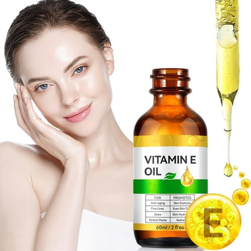 IKZEE Vitamin E Oil for Face and Skin - Ultra Concentrated Pure Vitamin E Oil for Deep Moisturizing, Hair Care