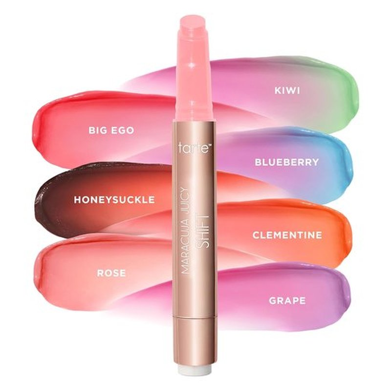 Tarte Maracuja Juicy Lip & Cheek Shift - pH-Powered Stain & Gloss Balm with Hyaluronic Acid, Vegan & Cruelty-Free