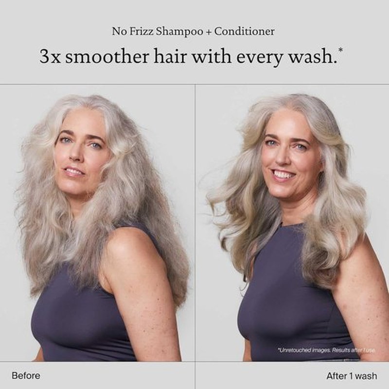 Living Proof No Frizz Shampoo - Smooths and Controls Frizz, Gentle for All Hair Types, 8 oz