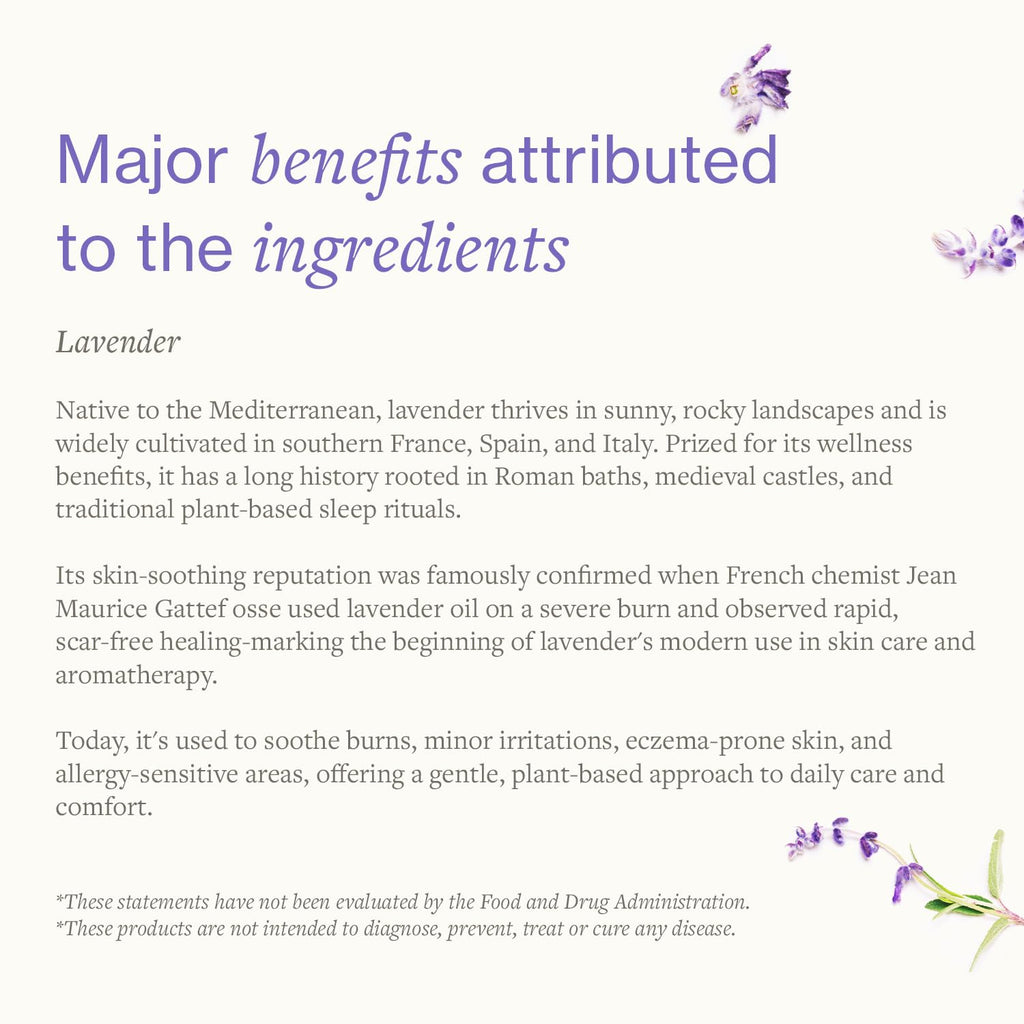 Swiss Just Lavender Cream 60g - Herbal Cream with Lavender Oil, Witch Hazel, and Aloe Vera - Eases Discomfort for Burns, Dermatitis, and Itchy Skin