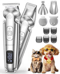 oneisall 4-in-1 Small Dog Clippers and Paw Trimmer Grooming Kit