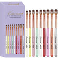 DAIXIANGER Acrylic Nail Brush Set, 9PCS Professional Nail Art Brushes for Acrylic Powder Application & 3D Nail Carving, Premium Nail Brushes Kit for DIY Home Salon Tools